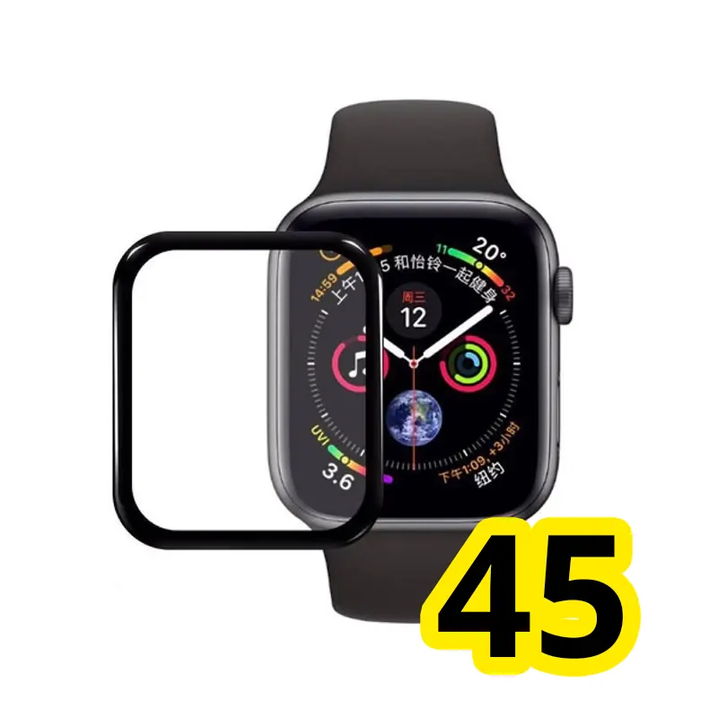گلس محافظ صفحه اپل واچ 45 اینچ – screen cover glass apple watch 45 inch